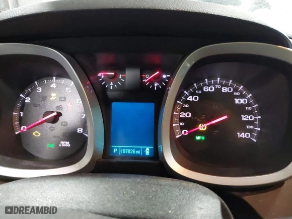 2015 Chevrolet Equinox LTZ with VIN 1GNFLHEK0FZ117504, listed as a IAAI auction lot 41743168 with 107,826 mi miles. Bid and sale history available at carsss.com. Image 7.