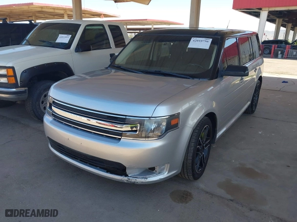 2014 Ford Flex SEL with VIN 2FMGK5C88EBD39226, listed as a IAAI auction lot 42010756 with 135,339 mi miles. Bid and sale history available at carsss.com. Image 6.