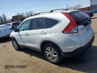 2013 Honda CR-V EX-L with VIN 5J6RM4H76DL048170, listed as a Copart auction lot 53349535 with 197,983 mi miles and Salvage Title. Bid and sale history available at carsss.com. Image 2.