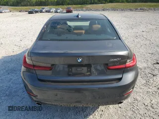 2021 BMW 3 Series 330i with VIN 3MW5R1J08M8B79445, listed as a Copart auction lot 53282855 with 48,163 mi miles and Clean Title. Bid and sale history available at carsss.com. Image 6.