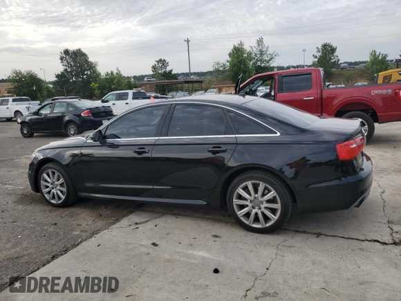 2014 Audi A6 Prestige with VIN WAUHGAFC2EN061122, listed as a Copart auction lot 57228545 with 100,234 mi miles and Salvage title. Bid and sale history available at DreamBid. Image 2.