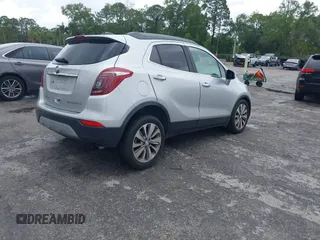 2018 Buick Encore Preferred with VIN KL4CJASB0JB717254, listed as a IAAI auction lot 41985178 with 123,948 mi miles. Bid and sale history available at carsss.com. Image 4.