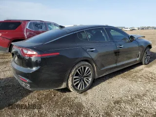 2018 Kia Stinger Premium with VIN KNAE25LA7J6014393, listed as a Copart auction lot 45012435 with 70,021 mi miles and Salvage Title. Bid and sale history available at DreamBid. Image 3.