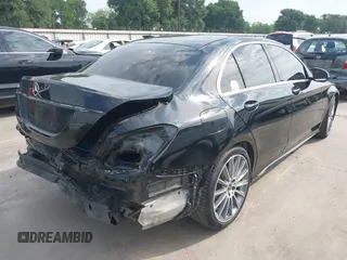 2018 Mercedes-Benz C 300 with VIN WDDWF4JB9JR347779, listed as a IAAI auction lot 42265597 with 62,385 mi miles and . Bid and sale history available at DreamBid. Image 4.