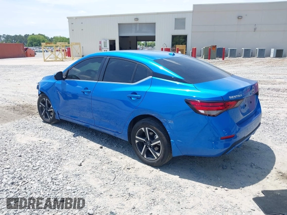 2024 Nissan Sentra SV with VIN 3N1AB8CV6RY343650, listed as a IAAI auction lot 42126890 with 22,633 mi miles and . Bid and sale history available at DreamBid. Image 3.