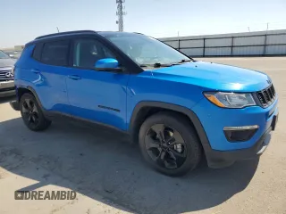 2020 Jeep Compass Latitude with VIN 3C4NJCBB4LT229808, listed as a Copart auction lot 55674375 with 48,892 mi miles and Salvage title. Bid and sale history available at DreamBid. Image 4.