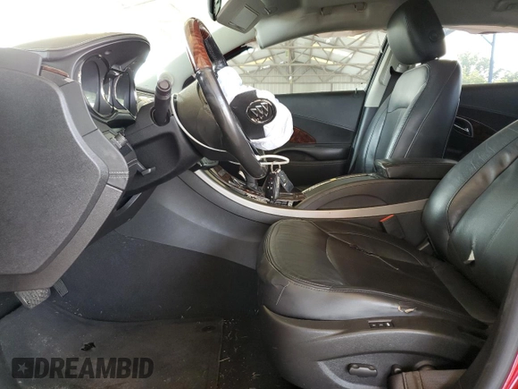 2012 Buick LaCrosse Touring with VIN 1G4GJ5E35CF191343, listed as a Copart auction lot 59213705 with 188,605 mi miles and Salvage title. Bid and sale history available at DreamBid. Image 7.