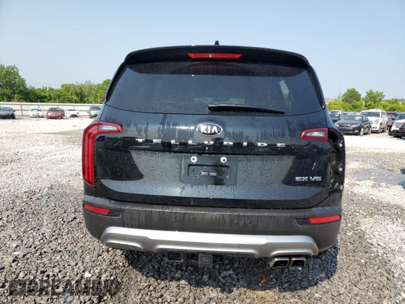 2020 Kia Telluride SX with VIN 5XYP54HC5LG088077, listed as a Copart auction lot 58829845 with 79,332 mi miles and Salvage title. Bid and sale history available at DreamBid. Image 6.