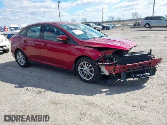 2016 Ford Focus SE with VIN 1FADP3F29GL206987, listed as a IAAI auction lot 41684013 with 92,889 mi miles. Bid and sale history available at carsss.com. Image 1.