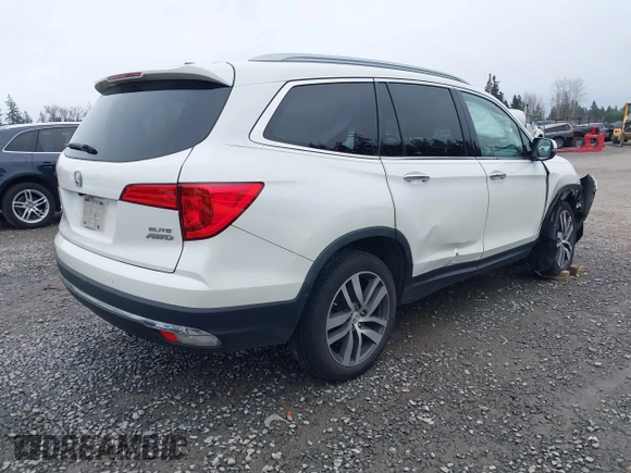 2017 Honda Pilot Elite with VIN 5FNYF6H06HB096156, listed as a IAAI auction lot 41771161 with 73,889 mi miles and . Bid and sale history available at DreamBid. Image 4.