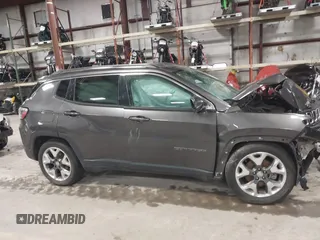 2021 Jeep Compass Limited with VIN 3C4NJDCB3MT572437, listed as a IAAI auction lot 41205095 with Not Provided miles and . Bid and sale history available at carsss.com. Image 12.