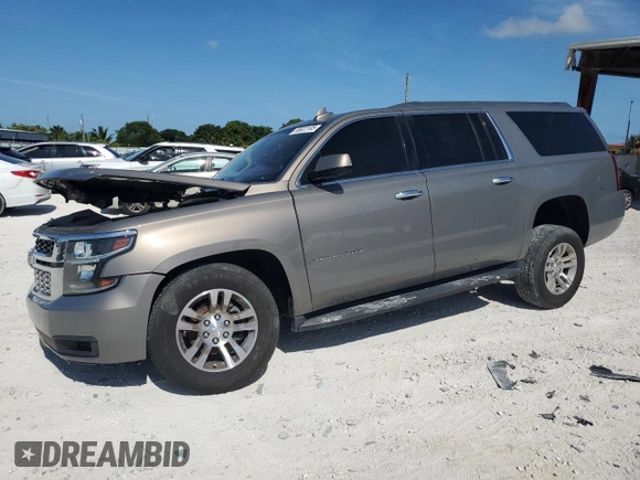 2018 Chevrolet Suburban LS z VIN 1GNSCGKC6JR249746, wystawiony jako Copart lot #55622105 z przebiegiem 126 378 mil mil oraz Szkoda całkowita • Salvage title. Historia ofert i sprzedaży dostępna na DreamBid. Obrazek 1.