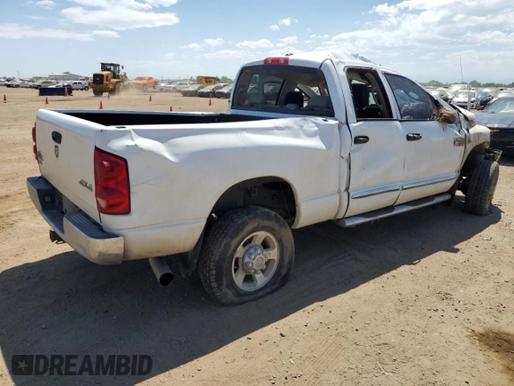 2008 Dodge Ram 2500 SLT with VIN 3D7KS28A08G166866, listed as a Copart auction lot 59375454 with 235,308 mi miles and Non Repairable. Bid and sale history available at carsss.com. Image 3.