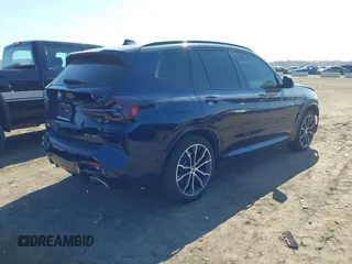 2022 BMW X3 xDrive30i with VIN 5UX53DP09N9L62386, listed as a IAAI auction lot 41882656 with 82,011 mi miles and . Bid and sale history available at DreamBid. Image 4.