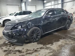 2015 Lincoln MKS with VIN 1LNHL9EK7FG601734, listed as a Copart auction lot 47249255 with 198,987 mi miles and Salvage title. Bid and sale history available at DreamBid. Image 1.