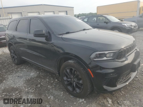 2021 Dodge Durango GT Plus with VIN 1C4RDJDG6MC683450, listed as a Copart auction lot 58923535 with 59,114 mi miles and Salvage title. Bid and sale history available at DreamBid. Image 4.