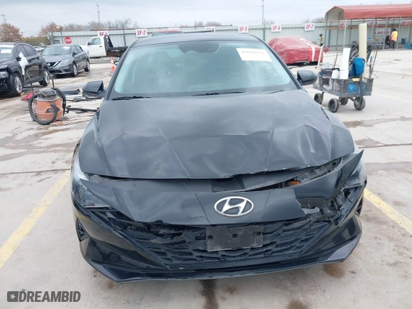 2023 Hyundai Elantra SEL with VIN KMHLM4AG0PU520797, listed as a IAAI auction lot 41681156 with 37,184 mi miles. Bid and sale history available at carsss.com. Image 12.