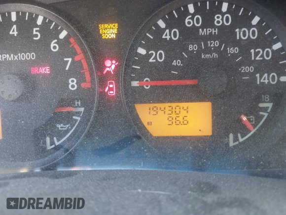 2005 Nissan Frontier LE with VIN 1N6AD06W45C433375, listed as a IAAI auction lot 42698259 with 194,304 mi miles and . Bid and sale history available at DreamBid. Image 7.