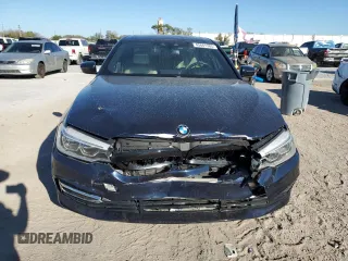 2018 BMW 5 Series 540i with VIN WBAJE5C50JWA92994, listed as a Copart auction lot 45681385 with 63,521 mi miles and Salvage Title. Bid and sale history available at carsss.com. Image 5.
