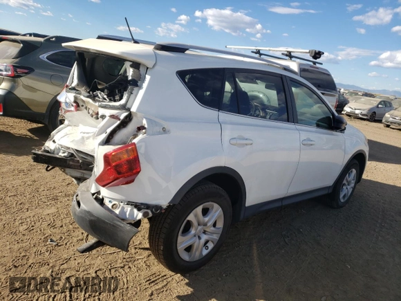 2014 Toyota RAV4 LE with VIN JTMBFREV0EJ009007, listed as a Copart auction lot 77417724 with 128,543 mi miles and Salvage Title. Bid and sale history available at DreamBid. Image 3.