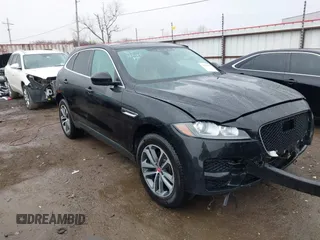 2019 Jaguar F-Pace 25t Premium with VIN SADCJ2FX5KA616255, listed as a IAAI auction lot 41414227 with 65,068 mi miles and . Bid and sale history available at DreamBid. Image 1.