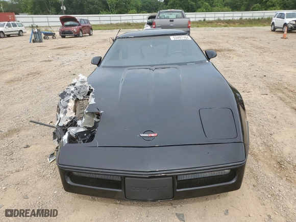 1987 Chevrolet Corvette with VIN 1G1YY2184H5127207, listed as a Copart auction lot 53497164 with 0 mi miles and Salvage Title. Bid and sale history available at carsss.com. Image 5.