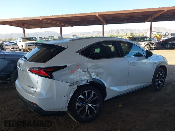 2015 Lexus NX 200t with VIN JTJBARBZ0F2033497, listed as a IAAI auction lot 42571117 with 44,957 mi miles and . Bid and sale history available at DreamBid. Image 6.