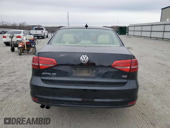 2015 Volkswagen Jetta Sedan 1.8T SE with VIN 3VWD07AJ2FM356955, listed as a Copart auction lot 48390505 with 94,636 mi miles and Clean Title. Bid and sale history available at carsss.com. Image 6.