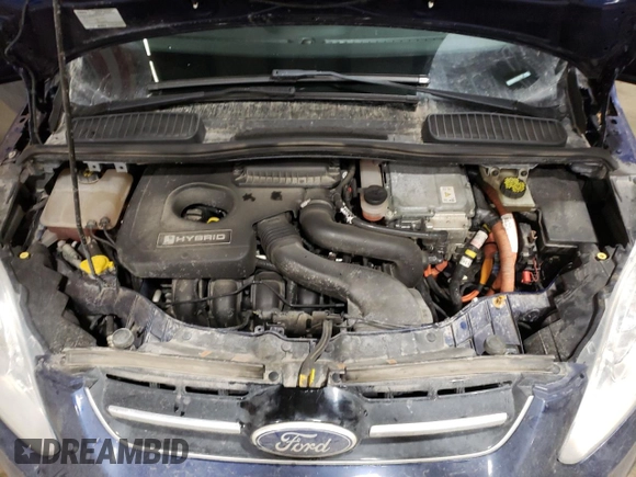 2016 Ford C-Max SEL with VIN 1FADP5BU6GL121107, listed as a Copart auction lot 44262595 with 64,186 mi miles and Salvage Title. Bid and sale history available at DreamBid. Image 14.