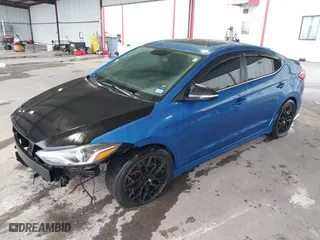 2018 Hyundai Elantra Sport with VIN KMHD04LB2JU524231, listed as a IAAI auction lot 41615649 with 58,889 mi miles. Bid and sale history available at carsss.com. Image 2.