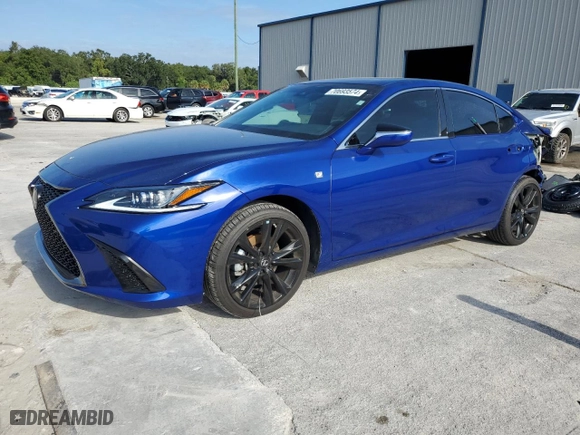 2023 Lexus ES with VIN 58AJZ1B13PU157406, listed as a Copart auction lot 70693574 with 8,623 mi miles and Salvage Title. Bid and sale history available at carsss.com. Image 1.