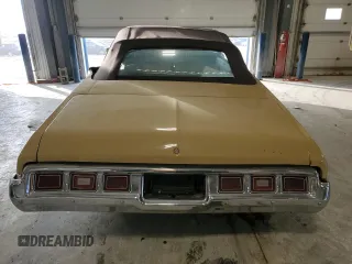 1973 Chevrolet Caprice z VIN 1N67R3S148043, wystawiony jako Copart lot #84374964 z przebiegiem 23 308 mil mil oraz Szkoda całkowita • Salvage title. Historia ofert i sprzedaży dostępna na DreamBid. Obrazek 6.