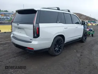 2024 Cadillac Escalade 4WD Sport Platinum with VIN 1GYS4GKL2RR140583, listed as a IAAI auction lot 42497577 with 9,887 mi miles and . Bid and sale history available at DreamBid. Image 4.