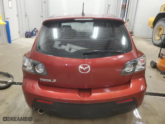 2009 Mazda Mazda3 s Touring with VIN JM1BK343691197725, listed as a Copart auction lot 87288904 with 126,843 mi miles and Clean Title. Bid and sale history available at carsss.com. Image 6.