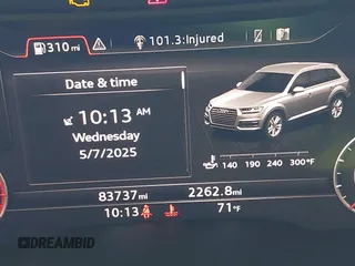 2019 Audi Q7 Prestige z VIN WA1VABF78KD018836, wystawiony jako IAAI lot #42189206 z przebiegiem 83 737 mil mil oraz . Historia ofert i sprzedaży dostępna na DreamBid. Obrazek 15.