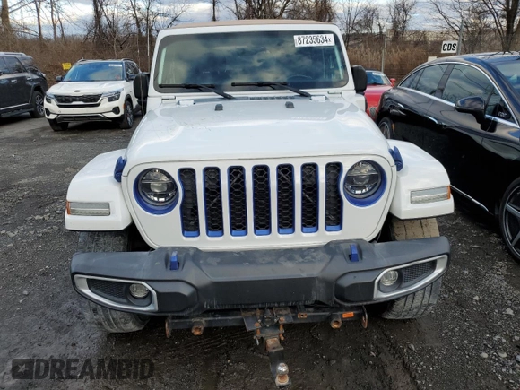 2021 Jeep Wrangler Unlimited Sahara с VIN 1C4JJXP62MW677073, выставлен на аукционе Copart как лот 61348075 с пробегом Не указан миль и Списание • Salvage title. История ставок и продаж доступна на DreamBid. Изображение 5.