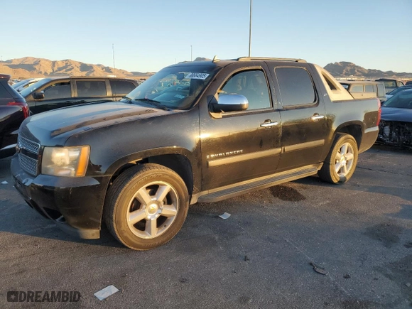 2008 Chevrolet Avalanche LS with VIN 3GNEC12098G265028, listed as a Copart auction lot 88664905 with 123,254 mi miles and Salvage Title. Bid and sale history available at carsss.com. Image 1.