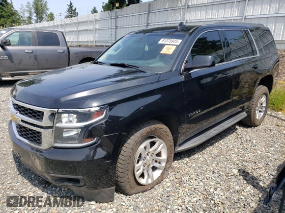 2016 Chevrolet Tahoe LT with VIN 1GNSCBKCXGR219824, listed as a Copart auction lot 61375945 with 135,817 mi miles and Salvage title. Bid and sale history available at DreamBid. Image 1.