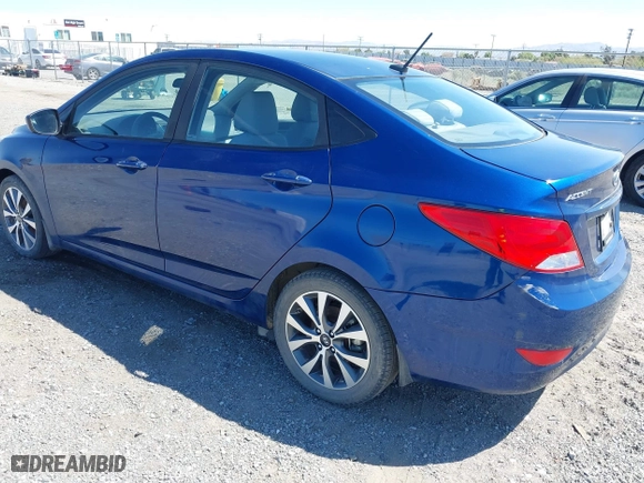 2017 Hyundai Accent SE with VIN KMHCT4AE5HU271013, listed as a IAAI auction lot 42018489 with 84,177 mi miles. Bid and sale history available at carsss.com. Image 3.