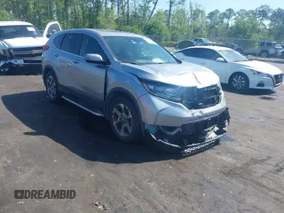 2019 Honda CR-V EX z VIN 2HKRW1H55KH515531, wystawiony jako IAAI lot #42168460 z przebiegiem 56 842 mil mil oraz . Historia ofert i sprzedaży dostępna na DreamBid. Obrazek 1.