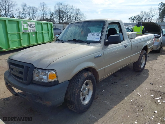2007 Ford Ranger XL with VIN 1FTYR10D17PA36220, listed as a IAAI auction lot 41463482 with 285,390 mi miles. Bid and sale history available at carsss.com. Image 17.