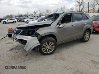 2012 Kia Sorento SX with VIN 5XYKW4A24CG243176, listed as a Copart auction lot 49816515 with 186,540 mi miles and Salvage Title. Bid and sale history available at carsss.com. Image 1.