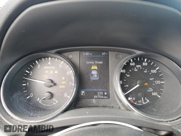 2018 Nissan Rogue SV with VIN 5N1AT2MV3JC784330, listed as a Copart auction lot 50060955 with 84,704 mi miles and Salvage Title. Bid and sale history available at DreamBid. Image 9.