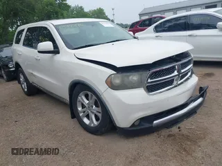 2012 Dodge Durango SXT with VIN 1C4RDHAG6CC146623, listed as a IAAI auction lot 42514396 with 249,785 mi miles and . Bid and sale history available at DreamBid. Image 1.