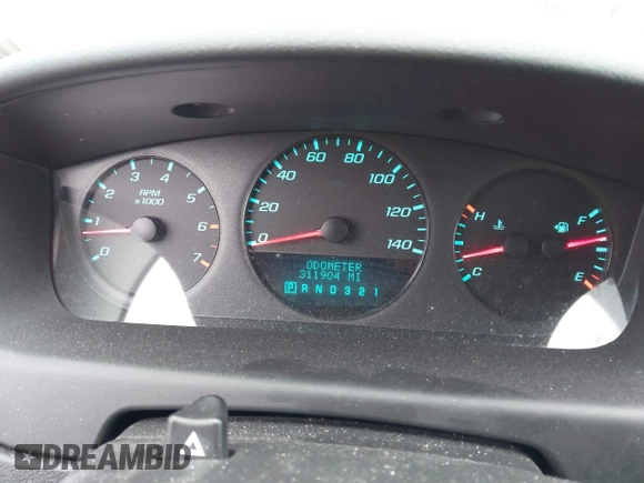 2011 Chevrolet Impala LS Fleet with VIN 2G1WF5EK0B1241492, listed as a IAAI auction lot 41831448 with 311,904 mi miles and . Bid and sale history available at DreamBid. Image 7.