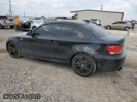 2012 BMW 1 Series 135i with VIN WBAUC9C5XCVM13083, listed as a Copart auction lot 47452225 with 81,786 mi miles and Salvage title. Bid and sale history available at DreamBid. Image 2.