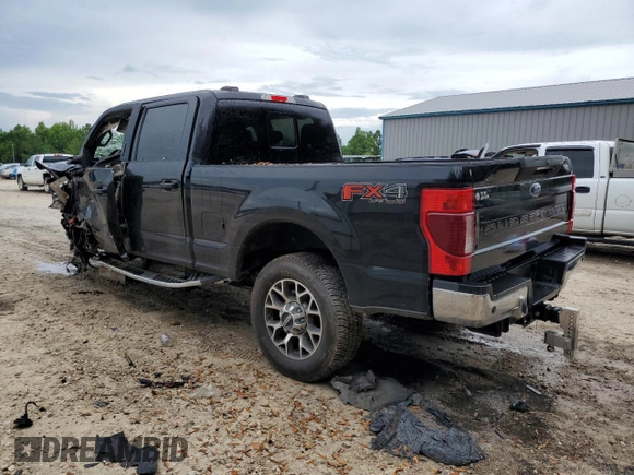 2020 Ford F-250 XL with VIN 1FT8W2BT9LEC17283, listed as a Copart auction lot 58299335 with Not provided miles and Non repairable. Bid and sale history available at DreamBid. Image 2.