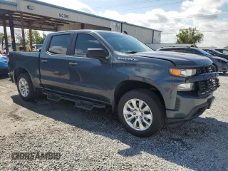 2021 Chevrolet Silverado 1500 Custom with VIN 1GCPWBEK7MZ289267, listed as a Copart auction lot 53317365 with 68,869 mi miles and Salvage Title. Bid and sale history available at DreamBid. Image 4.