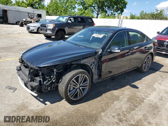 2015 Infiniti Q50 Premium с VIN JN1BV7AR6FM406899, выставлен на аукционе Copart как лот 57486625 с пробегом 222 030 миль миль и Списание • Salvage title. История ставок и продаж доступна на DreamBid. Изображение 1.