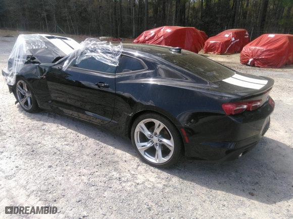 2020 Chevrolet Camaro 1SS with VIN 1G1FF1R72L0125481, listed as a IAAI auction lot 41346812 with 1 mi miles. Bid and sale history available at carsss.com. Image 3.